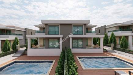 Manavgat Evrensekide Lüks 4+1 Sıfır Satılık Villa 5