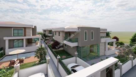 Manavgat Evrensekide Lüks 4+1 Sıfır Satılık Villa 12