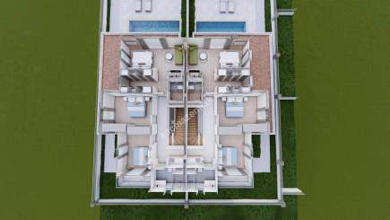 Manavgat Evrensekide Lüks 4+1 Sıfır Satılık Villa 40