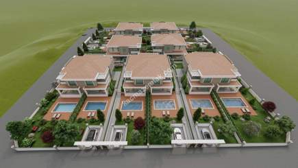 Manavgat Evrensekide Lüks 4+1 Sıfır Satılık Villa 36