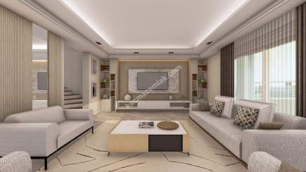 Manavgat Evrensekide Lüks 4+1 Sıfır Satılık Villa 20