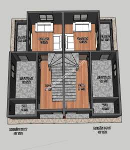 Erzincan Çayırlıda Satılık 3+1 Bahçeli Villa
