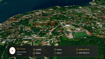 Kanlıca'da 945M2 Arsa İçinde 450M2 Net 8+1 Vvilla 16