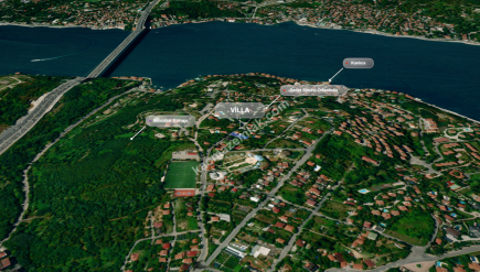 Kanlıca'da 945M2 Arsa İçinde 450M2 Net 8+1 Vvilla 14