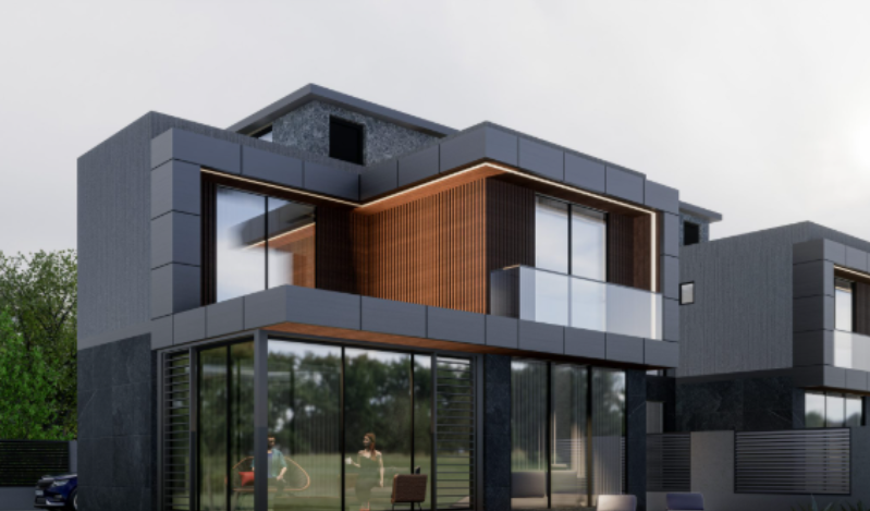 1000 m2 Arsanın, Tabanı 200 m2 İki Katlı Yan Yana 2 Villa Yapılır mı?