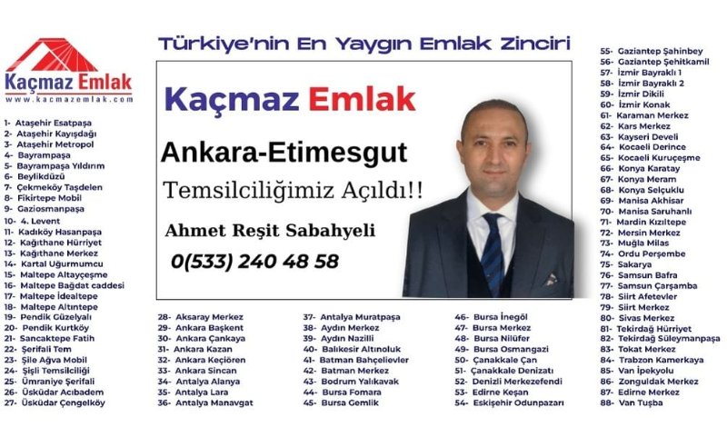 Ankara Etimesgut Temsilciliğimiz Açıldı !