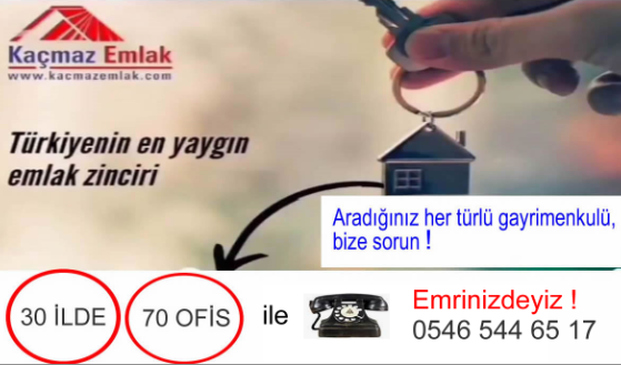 Gayrimenkul Aramanın En Kısa Yolu, Bizi Aramanızdır !