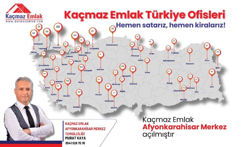 Kaçmaz Emlak Afyonkarahisar Merkez Temsilciliği