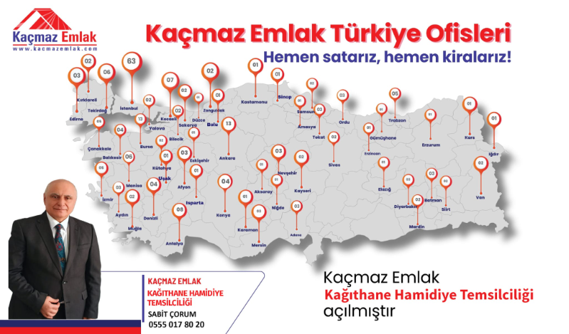 Kaçmaz Emlak Kağıthane Hamidiye Temsilciliği
