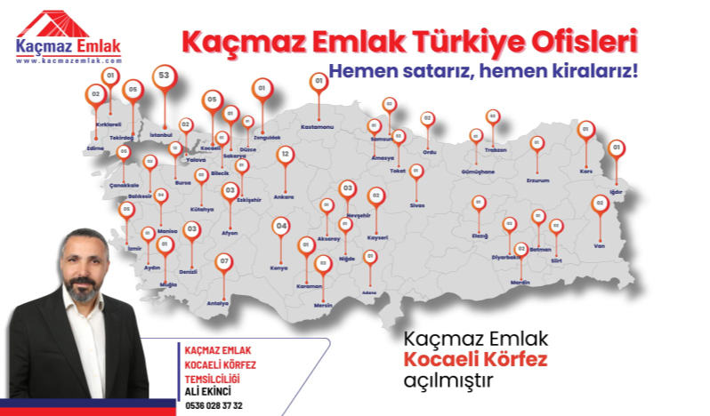 Kaçmaz Emlak Kocaeli Körfez Temsilciliği