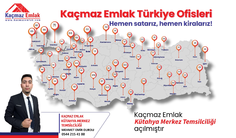 Kaçmaz Emlak Kütahya Merkez Temsilciliği