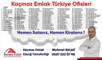 Kaçmaz Emlak Elazığ Temsilciliği Açıldı !