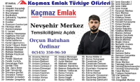 Kaçmaz Emlak, Nevşehir Merkez Temsilciliği Açıldı !