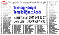 Kaçmaz Emlak Tekirdağ Hürriyet Temsilciliği