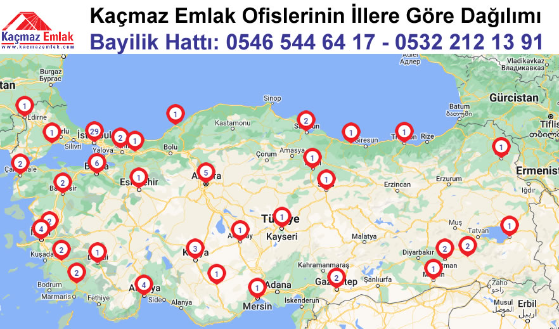 Türkiye'deki Kaçmaz Emlak Ofisleri